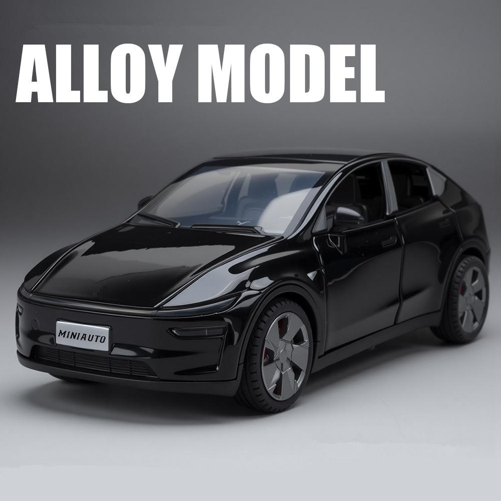 1:32 2026 Modèle Y SUV Alliage Modèle de Voiture Moulé sous Pression Métal Voiture à Énergie Nouvelle Modèle de Véhicule Simulation Son Lumière Collection Jouet pour Enfants Cadeau
