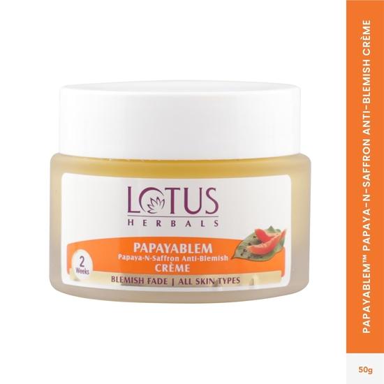 Crema Lotus Papayablem, Papaya-Zafferano Anti Macchie, 50g