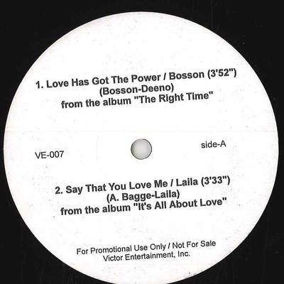12inch Record BOSSON, LAILA, SUNLAND, THUNDER - Love Has Got The Power / Stay That  VE007 VICTOR Japan Dance & Electronica Used