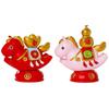 Year Of The Horse Figurine Rotatable Resin Decor for Wealth 2026 Chinese New Year Sculpture for Home Office Store School