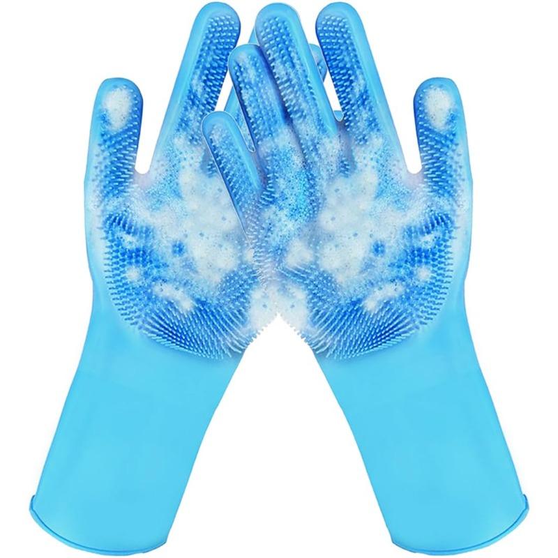 Heißer Verkauf Badezimmer Hund Katzen Badebürste Massagehandschuhe Weichgummikamm Haustierzubehör Für Katzen Dusche Reinigungswerkzeuge Lieferanten