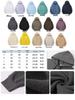 Unisex Heavy-Duty 380g Hoodie, Drop-Shoulder, Loose Fit, Solid Color Cotton, Ideal for Autumn/Winter Sports, Available In Stock. 