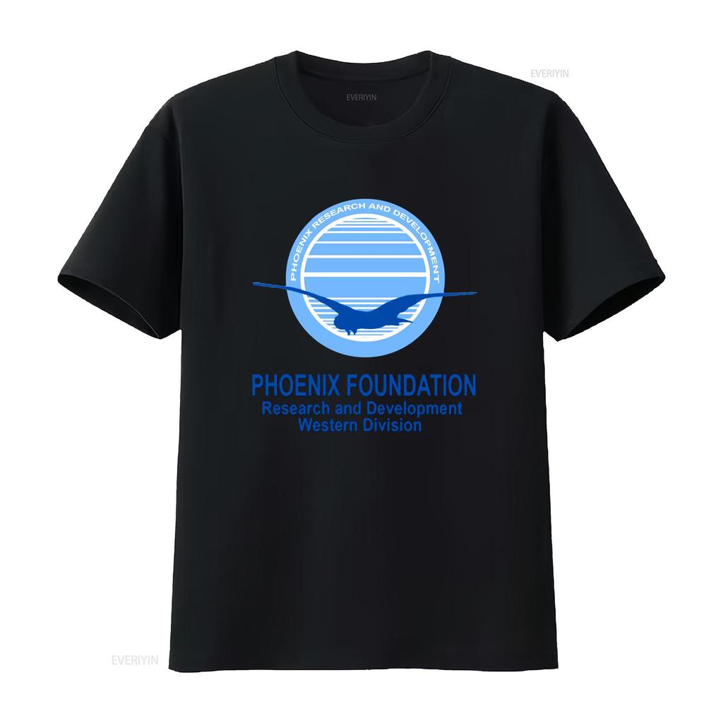 Phoenix Foundation Research T Shirt Macgyver Style Western Division Design vintage Washed Soft Stylish fashion Breathable