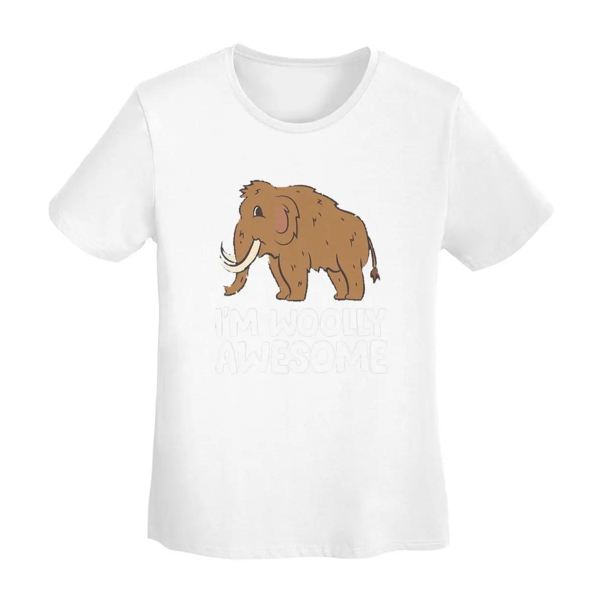 Im Woolly Awesome Cute Woolly Mammoth TShirt Women Short Sleeve T Shirts Round Neck Streetwear Cotton Summer Tees Streetwear S