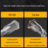 Four-Flute Extended Rotary Hammer Drill Bit for Concrete and Cement with Square Shank