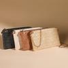 Summer Casual Chain Strap Crossbody Bags For Daily Used, Simple Design Straw Shoulder Bag For Women, Ladies Handbags Day Clutch