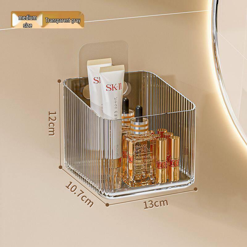 LIEI No-Drill Wall-Mounted Bathroom Storage Shelf
