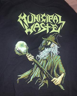 Municipal Waste Band Music Black T-Shirt Cotton All Size Unisex T-Shirt