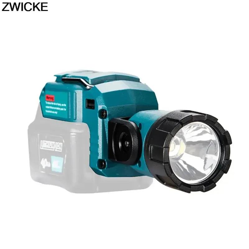 MT Universal Rotating Light for Makita 10.8-12V Flush Mount Li-Ion Batteries DCL510 Flashlight Work Light for Emergency Lighting
