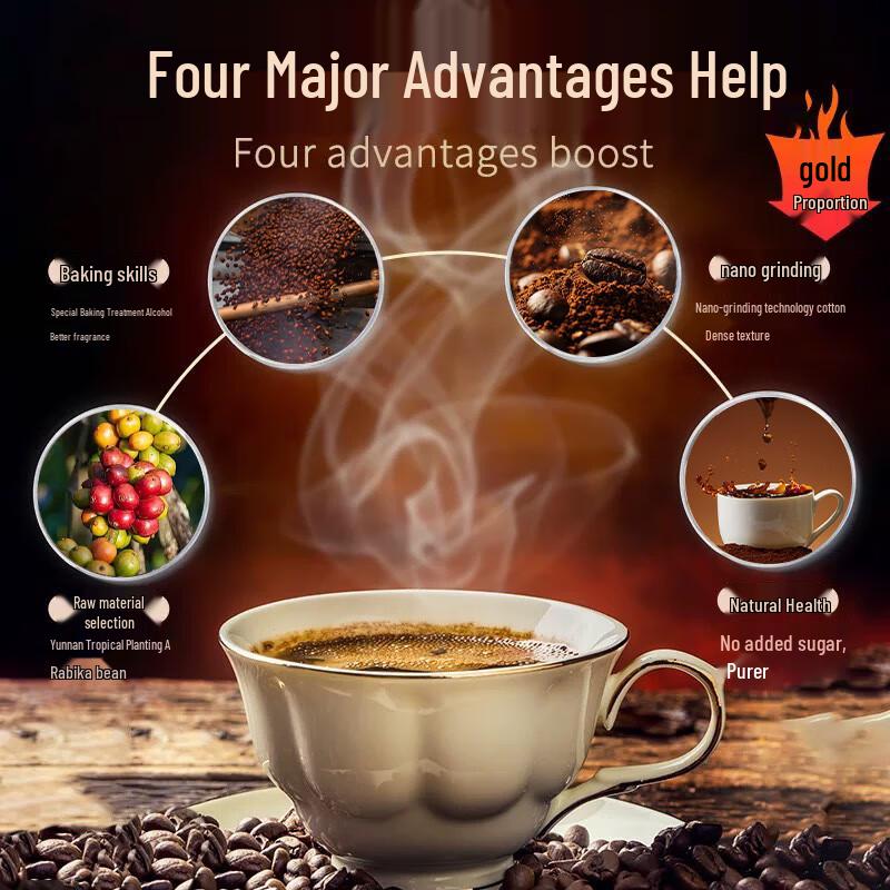 Jiuzhitang Instant-Kaffee Schwarz