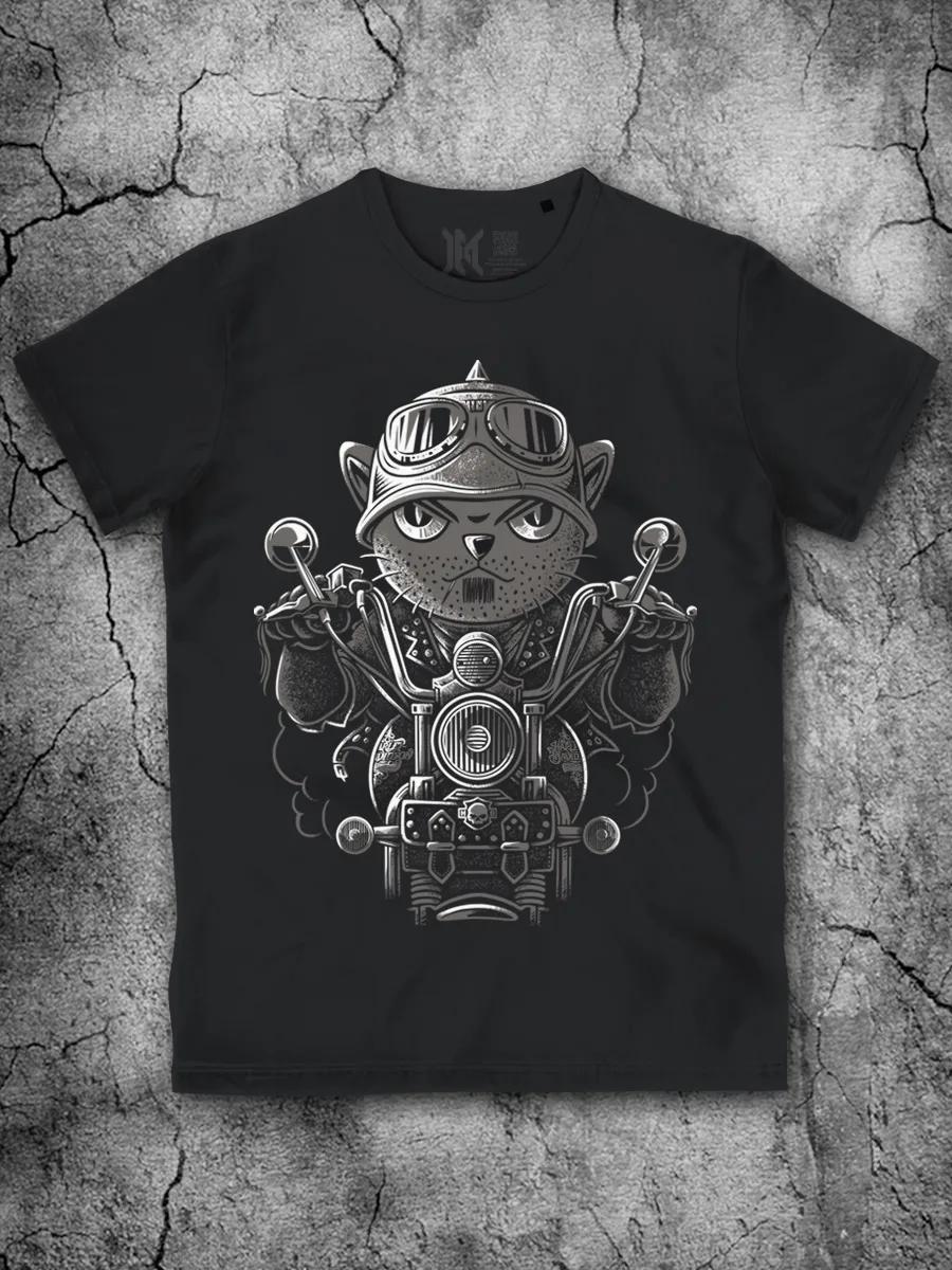 T-shirt with glowing eagle print S