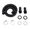 Rain Barrel Hose Connector Kit 39.4 Inch Plastic Rain Barrel Diverter Linking Kit for Rainwater Collection System No