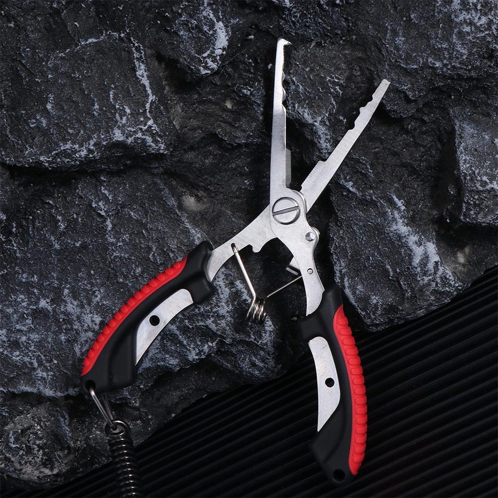 Anti-slip Fishing Tied Hooks Pliers Ergonomics Cut Fishing Line Equipment  Fishing Tools