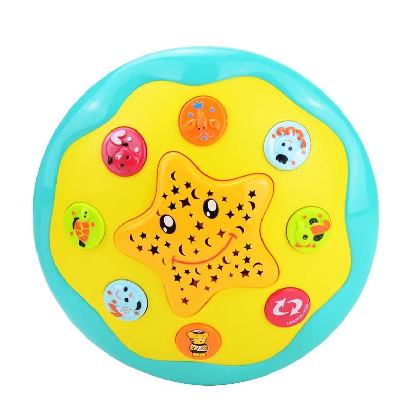 Baby Education Toy for Toddlers Kids Baby Toys 6 to 12 Months Musical Light Up Tummy Time Infant Toys Ocean Rotating Projector