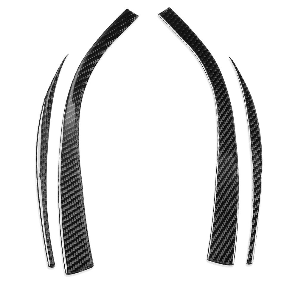 

4PCS Carbon Fiber Look Door Decoration Cover Trim For Toyota Supra A90 2019-2022
