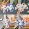 Adorable Plush Doo Doo Rabbit Keychain Cute Cartoon Bag Charm Gift