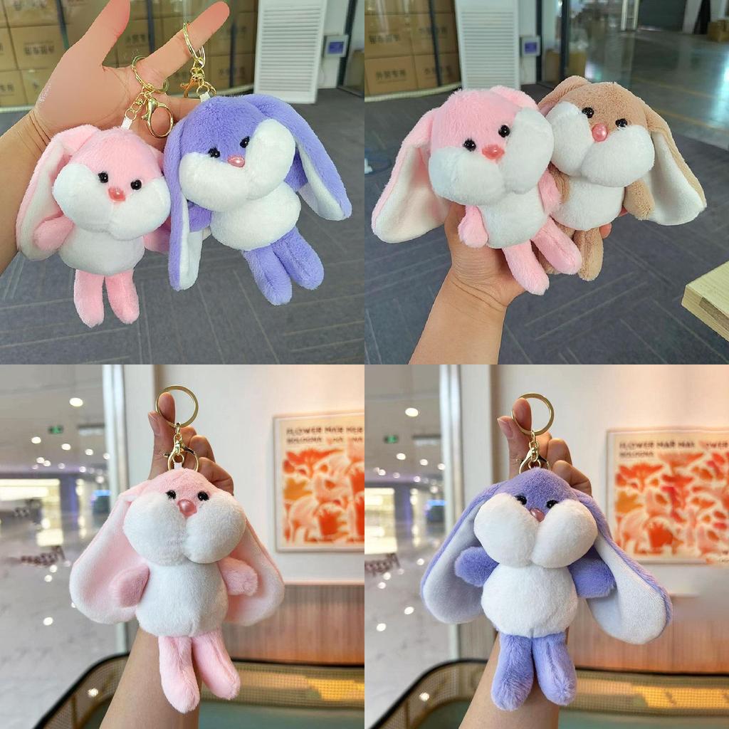 Adorable Plush Doo Doo Rabbit Keychain Cute Cartoon Bag Charm Gift