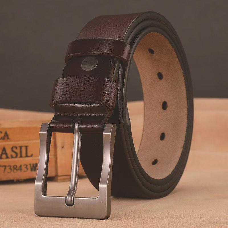 Men's Retro Flip Pin Buckle Belt - Fashionable and Casual Waistband