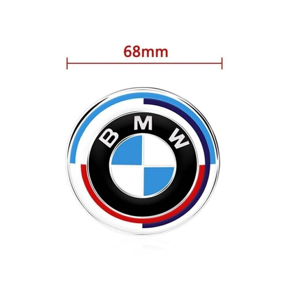 4 pièces BMW Cache-moyeux de roue 68mm Emblèmes Badges Convient à tous les modèles