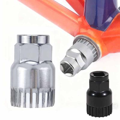 Bicycle Bottom Bracket Bike Crank Extractor Remover Puller Wrench Cycling Maintenance Repair Tools Accessories Black or Silver