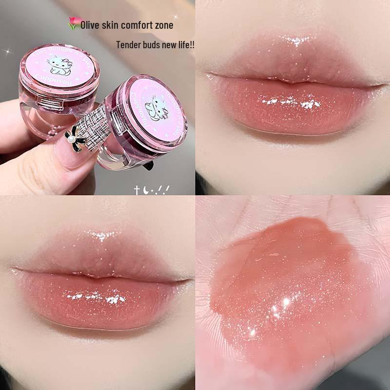 

CAPPUVINI Солодкий Котик Молодіжний Зволожуючий Блиск для Губ - Натуральний Вигляд, Китайський Бренд Макіяжу