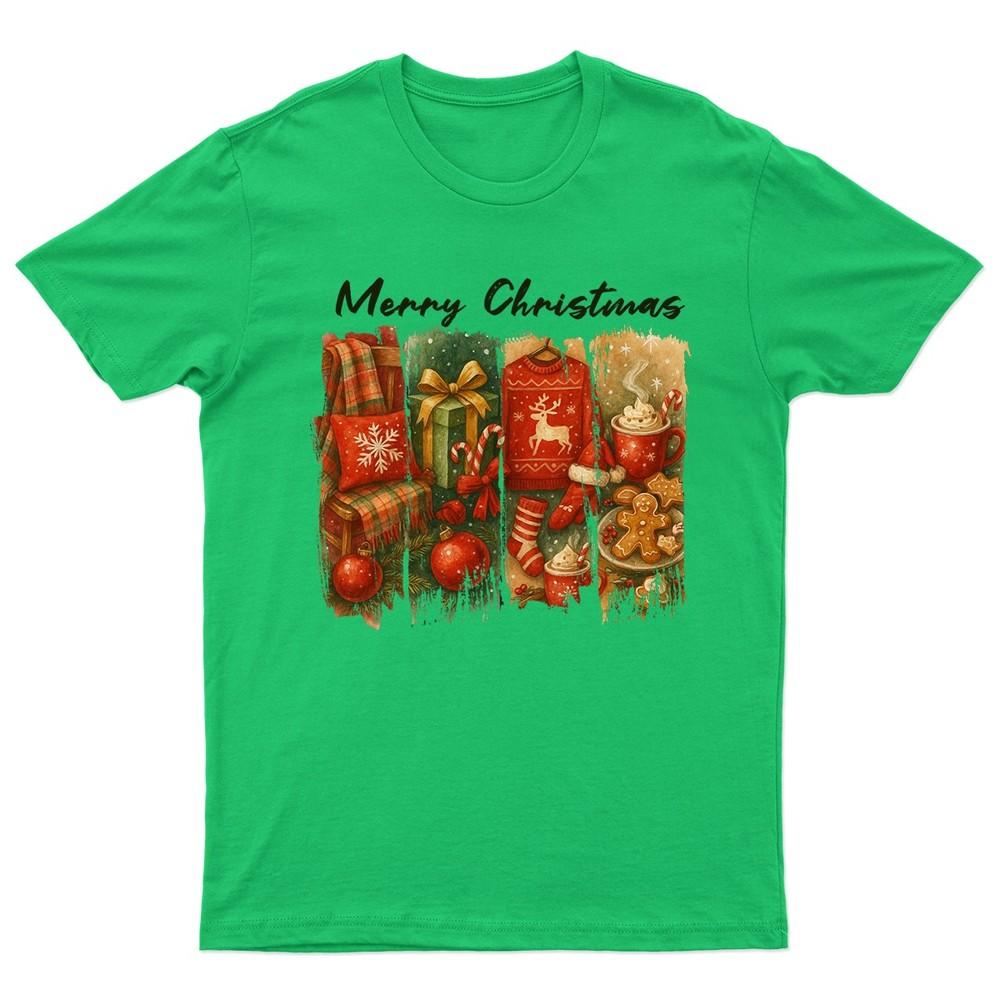 Merry Christmas Festive Holiday TShirt Unisex Gift Retro Seasonal Funny Xmas a