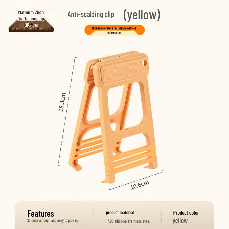 Silicone Anti-Scald Bowl and Plate Clip