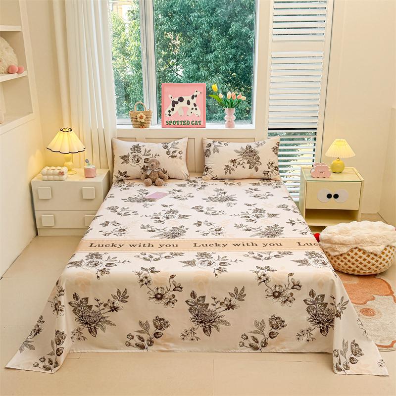 Baumwoll-Bettlaken für Doppelbett Einfarbig Uni Oberlaken Einzel-/Queen-/King-Flachlaken Heim-Bettwäsche-Laken 200x230cm 1pc