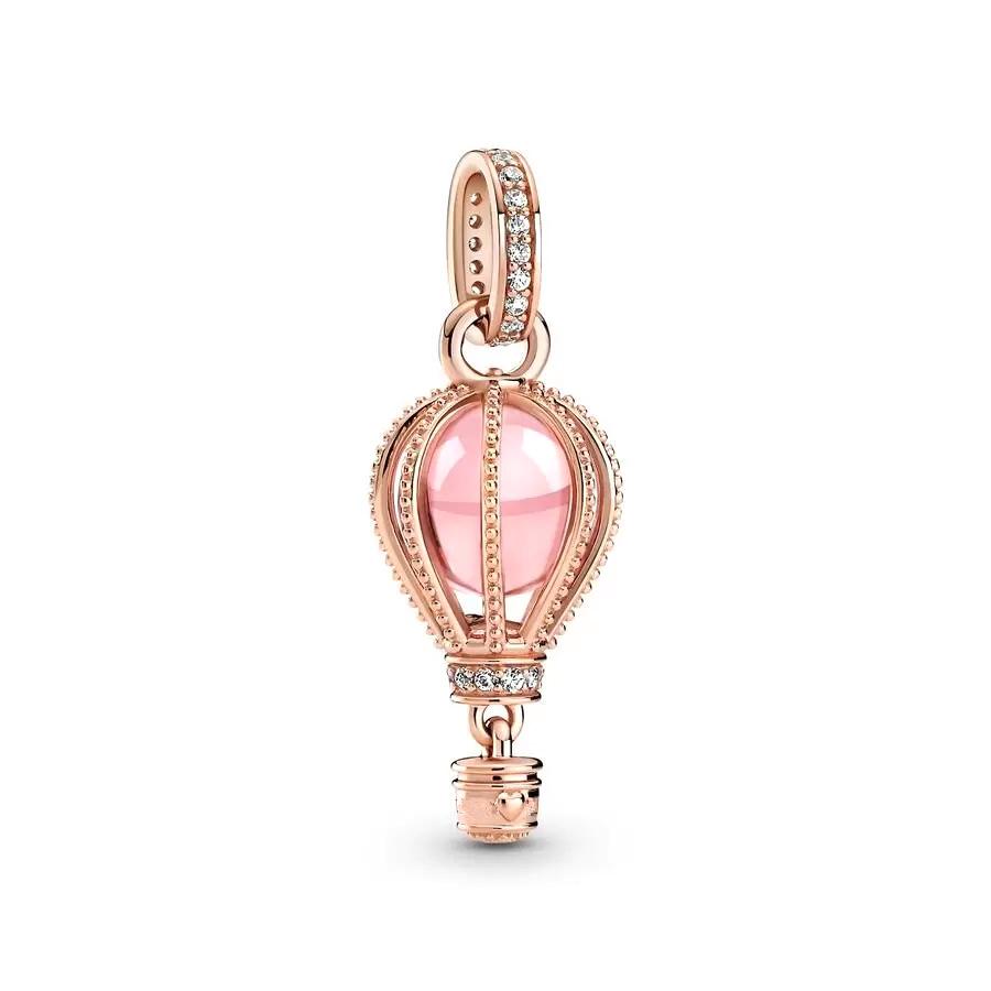 Sparking Rose Gold Plated Charm Beads Dangle Fit Original Snake Silver Bracelet Necklace Beads for Diy Jewelry Women Gift 2026