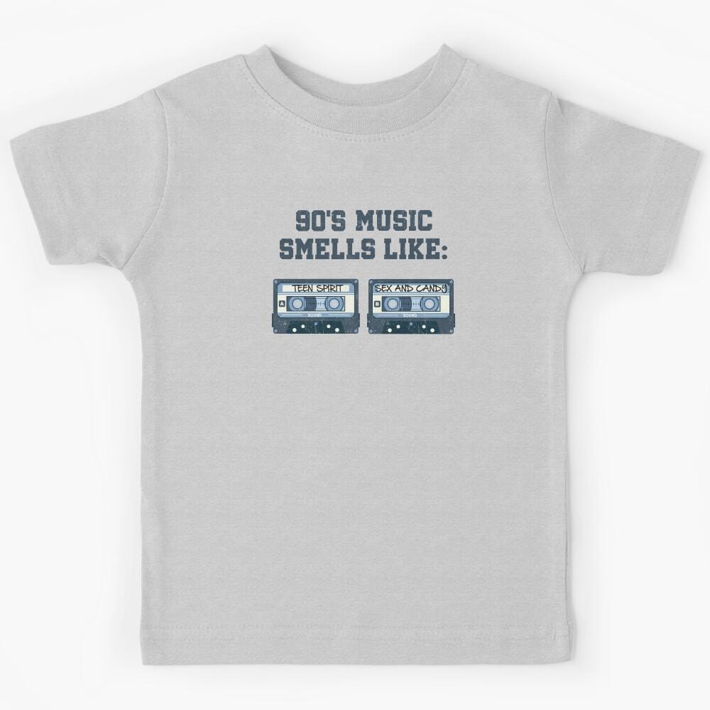 Smells Like Nostalgia: Funny 90s Alternative Rock Music Cassette Tapes Kids T-Shirt 100