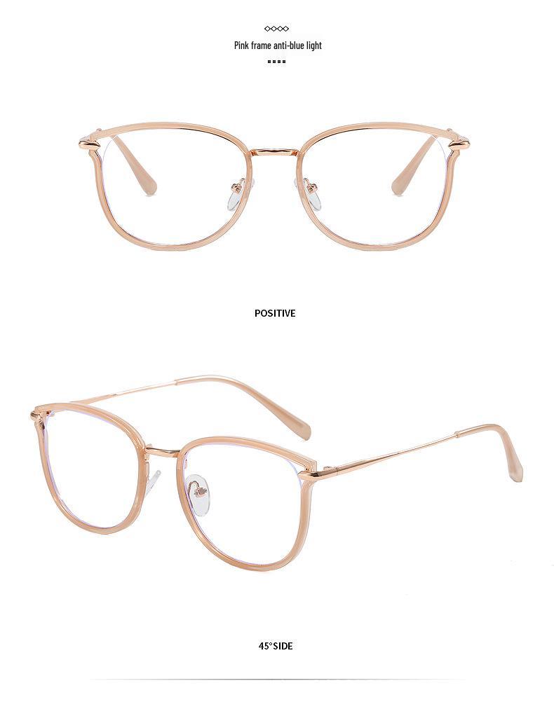 2025 Cat-Eye Metal Sunglasses: Trendy Unisex Large Frame, European & American Street Style (Model 9441)