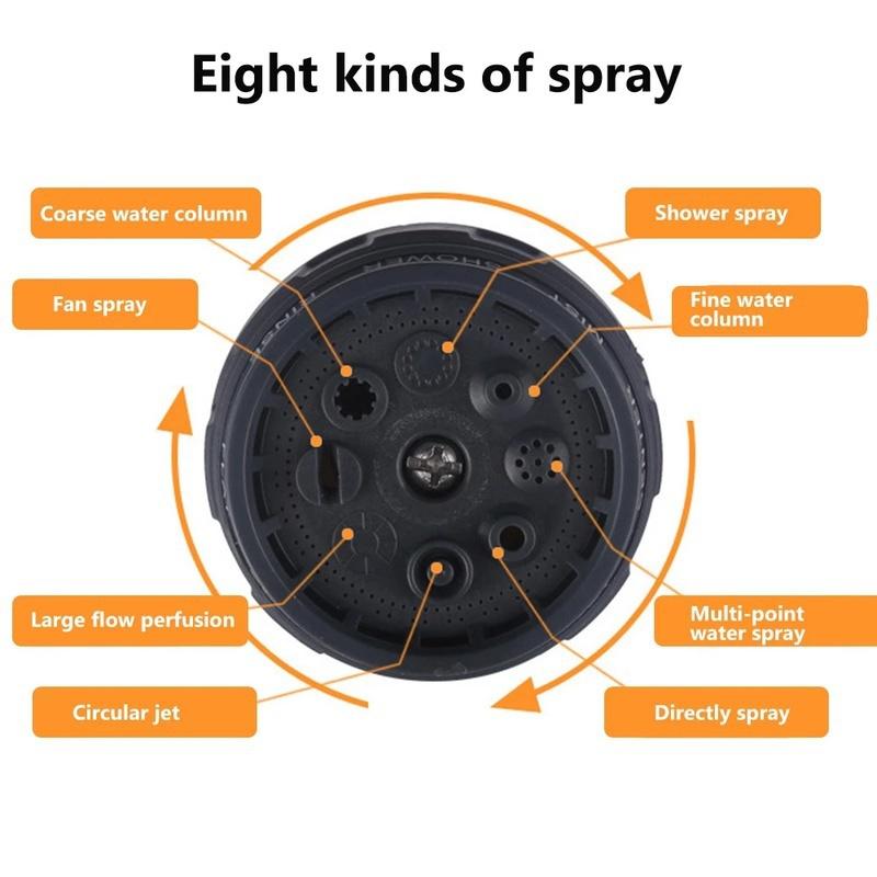 High Power Pressure Car and Hose Nozzle Washer Water Spray Gun Adjustable Garden Hose Car Wash Water Gun Garden Washing Cleaner