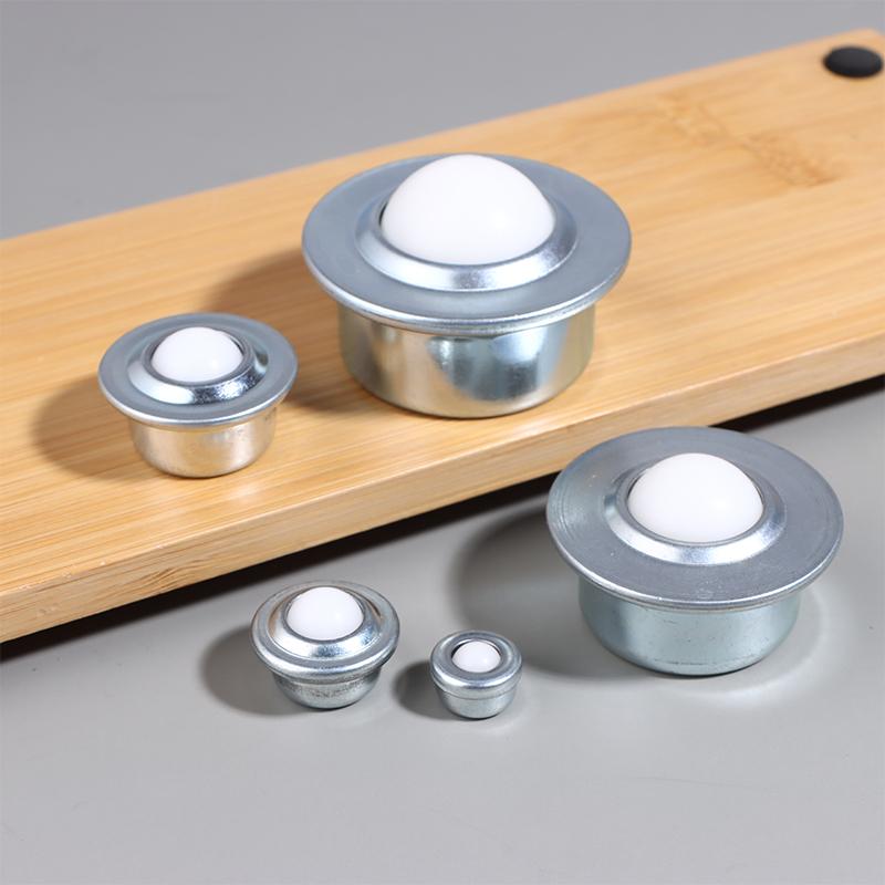 Hardware Nylonkugelrolle Cy-8H/12H/15H/22H/30H Universelle Nylonkugel-Rollenkugeln Stahlauge Rundes Rad Möbel