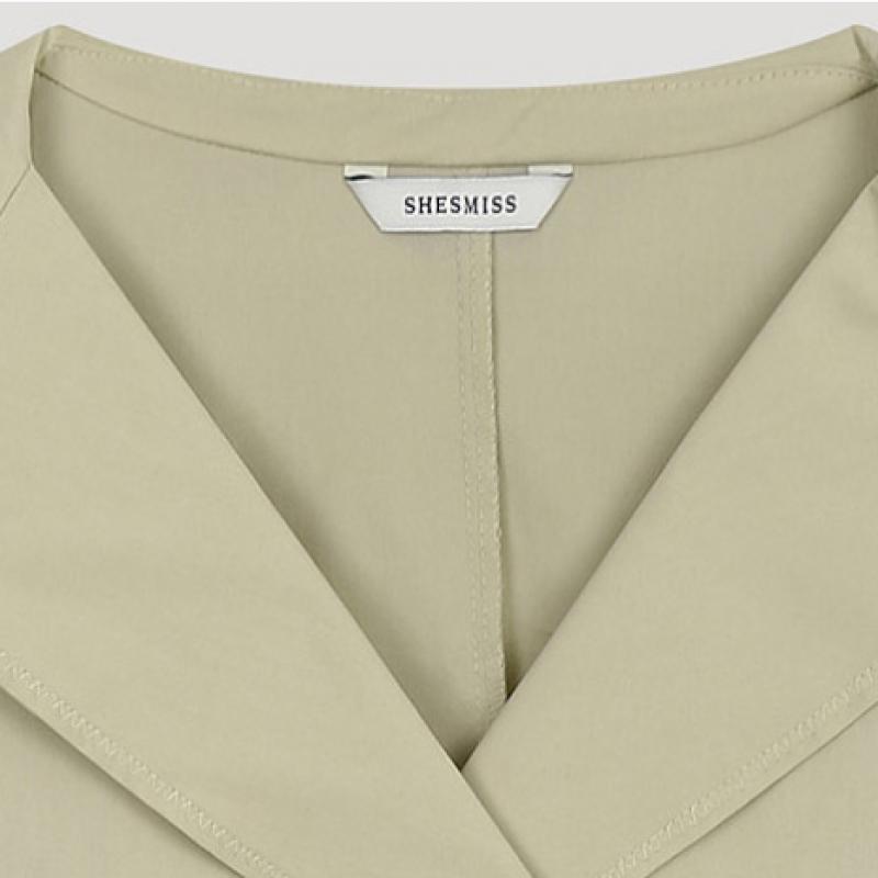  She S miSS  Wide Collar Double Shirt SwwSto22070 Lb