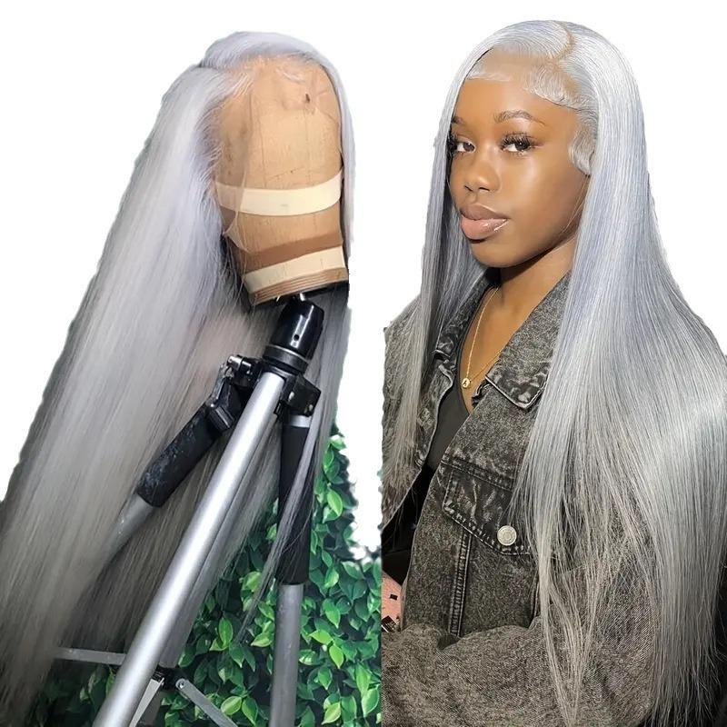 European and American front lace wig, women's medium length, fluffy natural fashion full hair cover