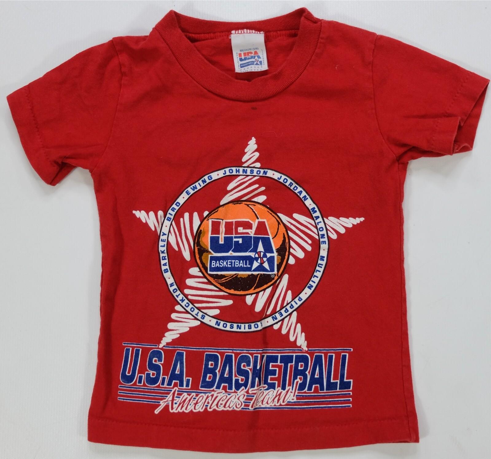 Rare VTG Team USA Basketball America’s Dream Team Single Stitch T Shirt 90s SZ M XL