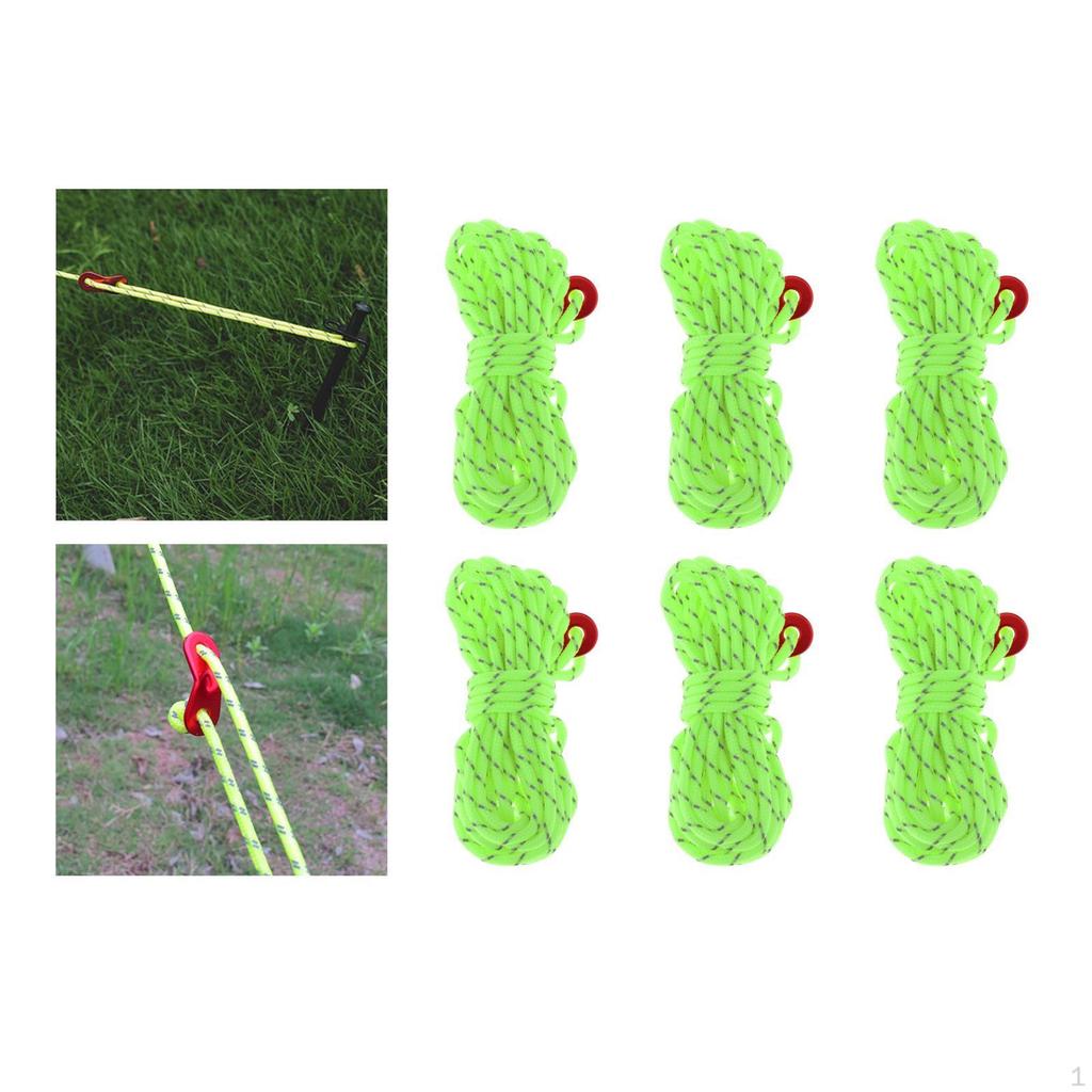 Corda Refletora para Barraca de Camping 4MM Paracord