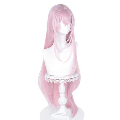 LAOBAO Cosplay Wig, Pink, Long Straight Hair, Lolita, Harajuku Style, GAL Style, Heat Resistant, Costume Accessory, Party, Fancy Dress, Christmas, Hal