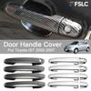 Car Decoration Door Handle Cover For Toyota IST 2002-2007 Carbon Fiber Chrome Silver Cars Accessories Styling Upgrade