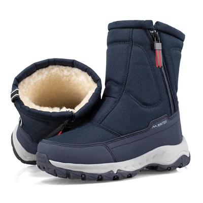 Bottes d'hiver 2025 pour hommes, bottes de neige épaissies pour couple, chaussures chaudes en velours, chaussures de randonnée d'extérieur pour femmes, chaussures en coton pour hommes, botas