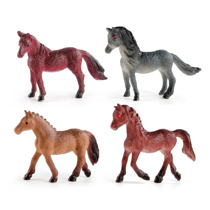 Simulation Frisma Arabian Horse Model Mini 12 World Famous Horse Animal Decoration Static Ornament
