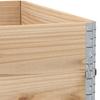 Plant Box 100x100 cm Solid Pine Wood