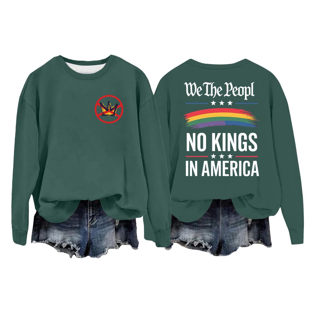 Women's Fashion Casual Long Sleeve Loose Printed Sweatshirt