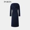 Ports Women's 2023 Autumn/Winter 100% Wool Lapel Overcoat