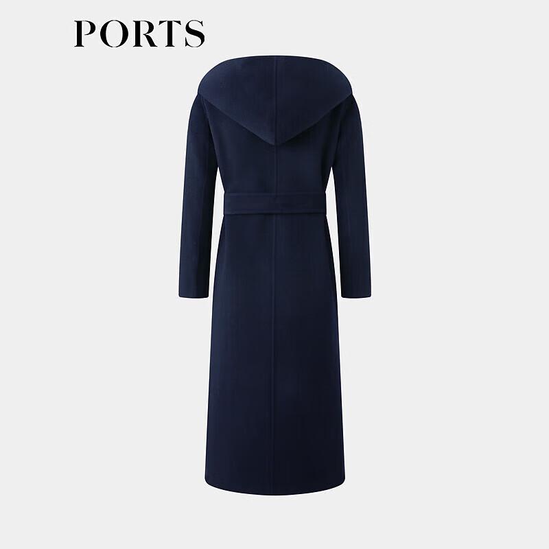 Ports Women's 2023 Autumn/Winter 100% Wool Lapel Overcoat