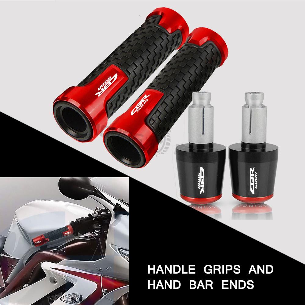 

CBR500R Motorcycle 7/8 22mm handle grips handlebar Handle Bar End Cap For HONDA CBR 500 R CBR500 R ABS 2022