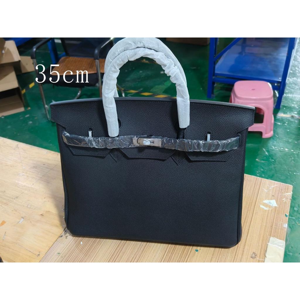 Togo First Layer Cowhide Platinum Bag Large 35 Strapless Leather Women's Bag Handbag Versatile Commuter Leisure Cross-border