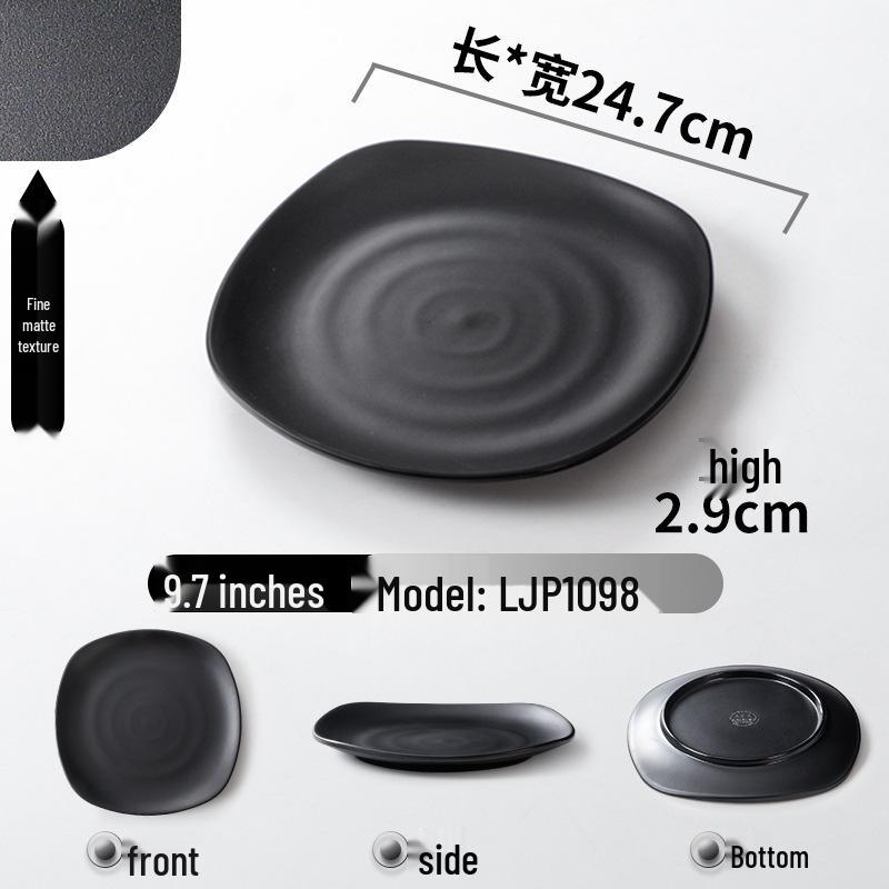 A5 Melamine Rectangular BBQ & Hot Pot Side Dish Plate
