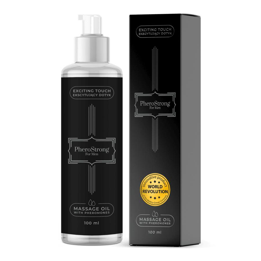 PheroStrong for Men Masážní olej - Excite Women s feromony - 100 ml