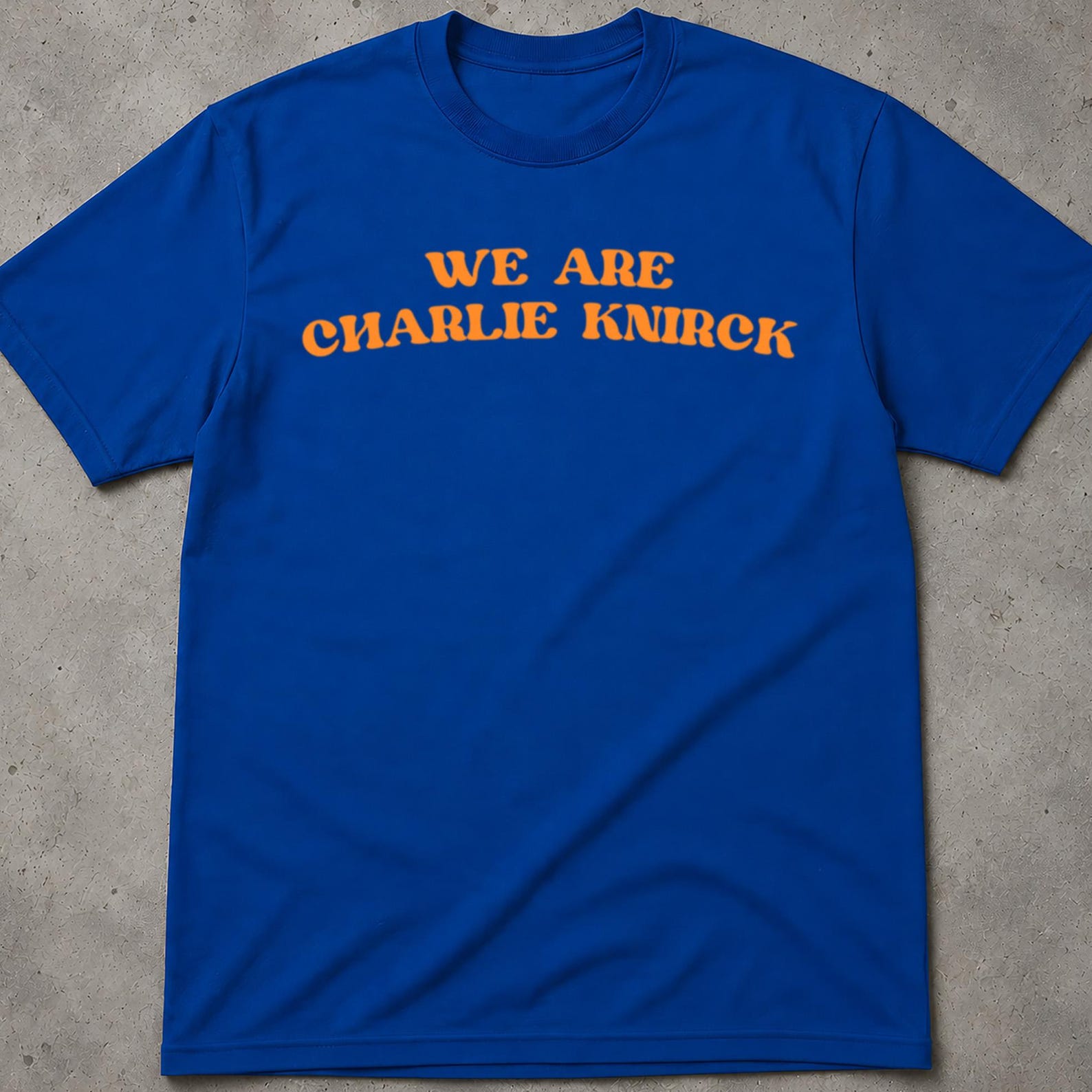 We Are Charlie Knirck Tee, New York Knicks Vintage, Knicks Vintage, New York Knicks Apparel, Knicks Tshirt, New York Knicks T Shirt, Knicks 4XL